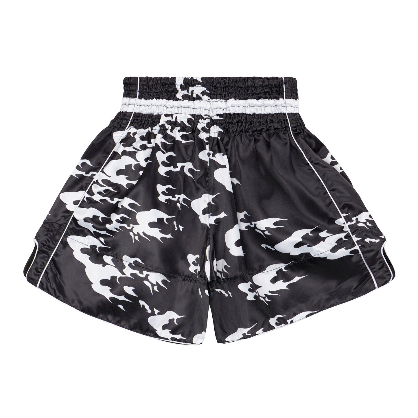 SHIPPUDEN CURSE MARK MUAY THAI SHORTS (BLACK)