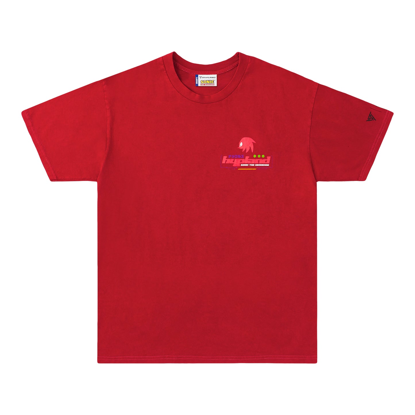 SONIC KNUCKLES ID T SHIRT (MARROON)
