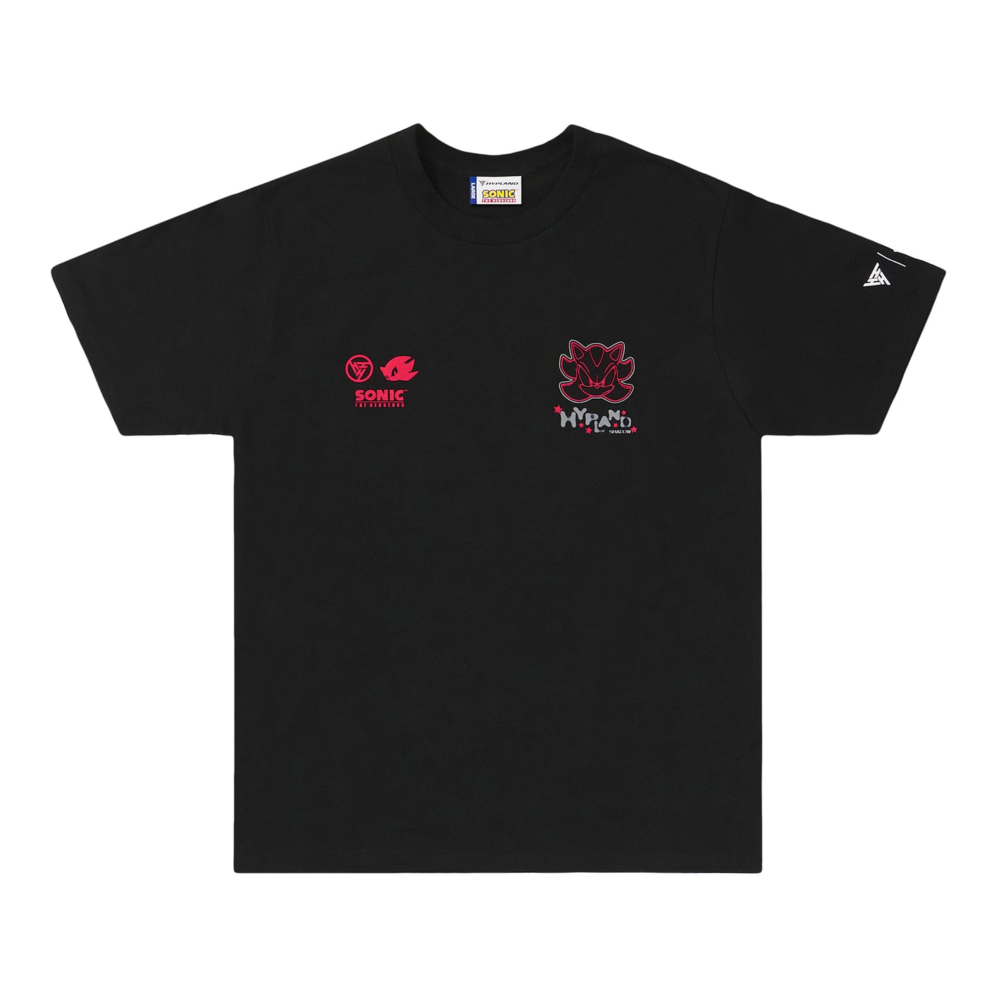 SONIC SHADOW STAR T SHIRT (BLACK)
