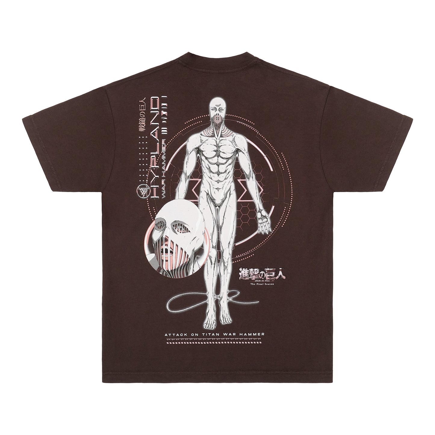 AOT WAR HAMMER SHIRT (BROWN)