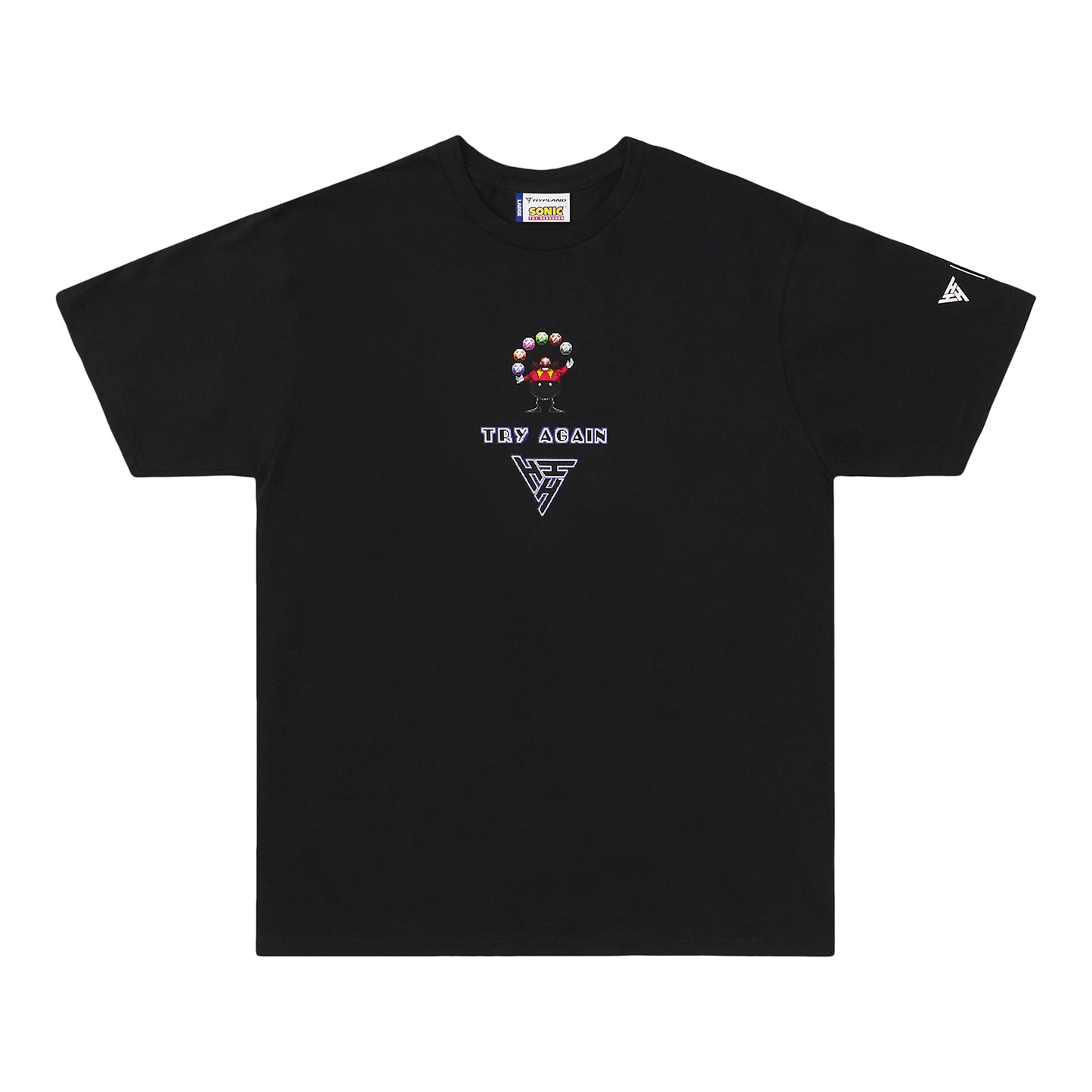SONIC TRY AGAIN T SHIRT (BLACK)