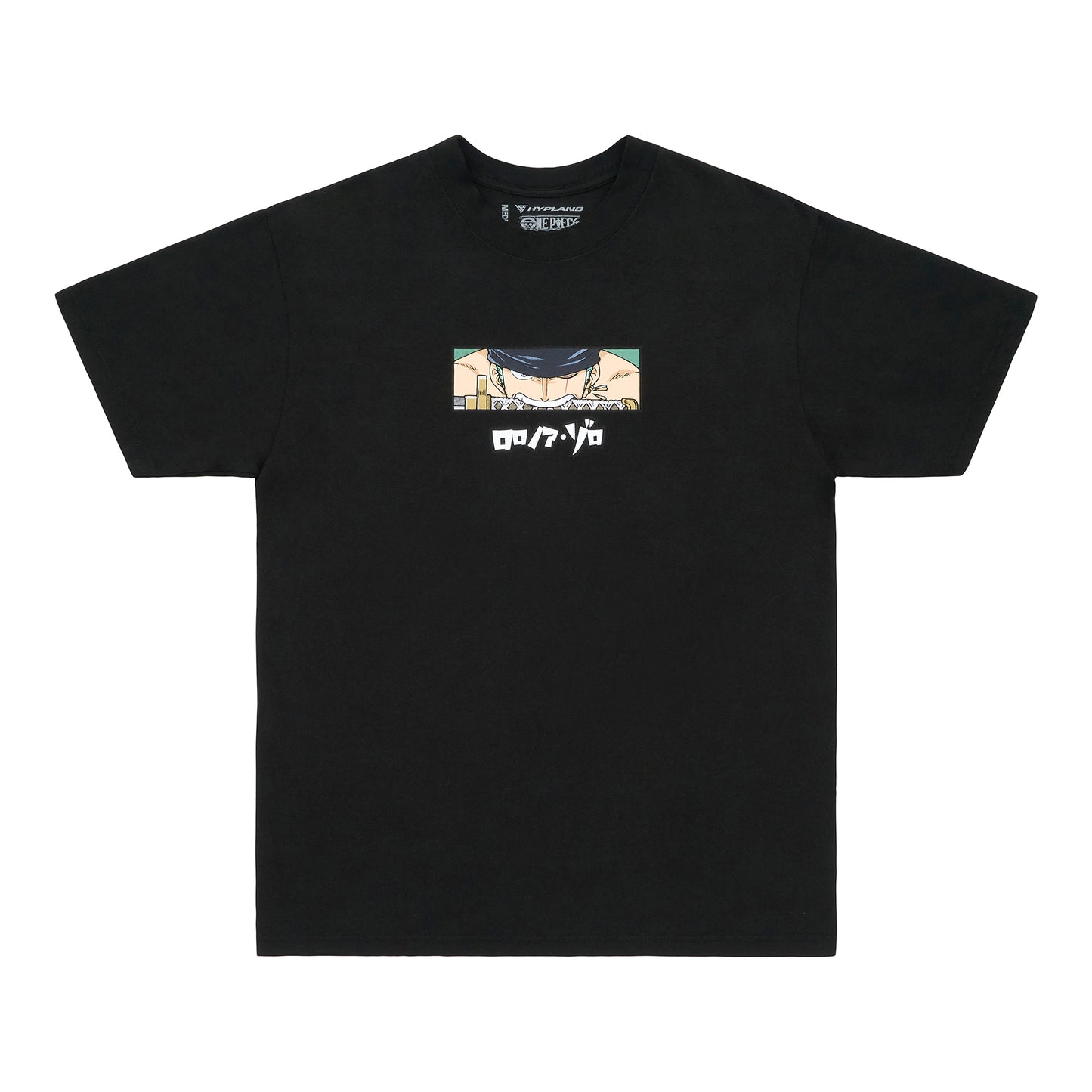 ONE PIECE ZORO EYES SHIRT (BLACK)