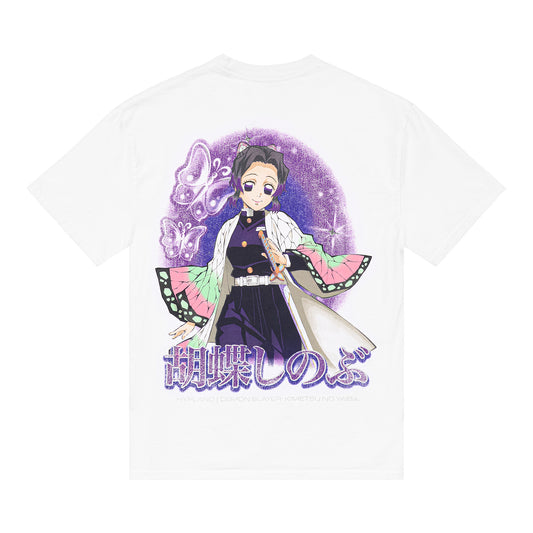 DEMON SLAYER SHINOBU SHIRT (WHITE)