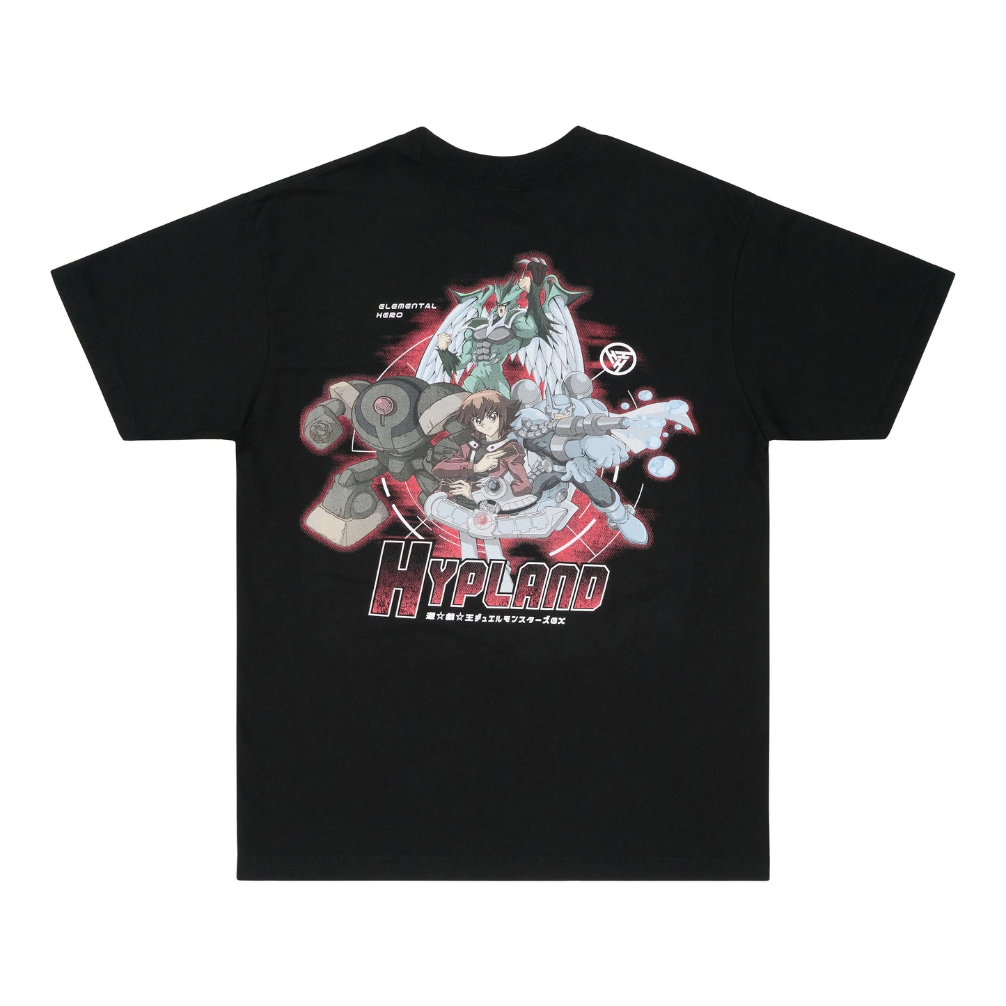 YUGIOH GROUP HEROES SHIRT (BLACK)