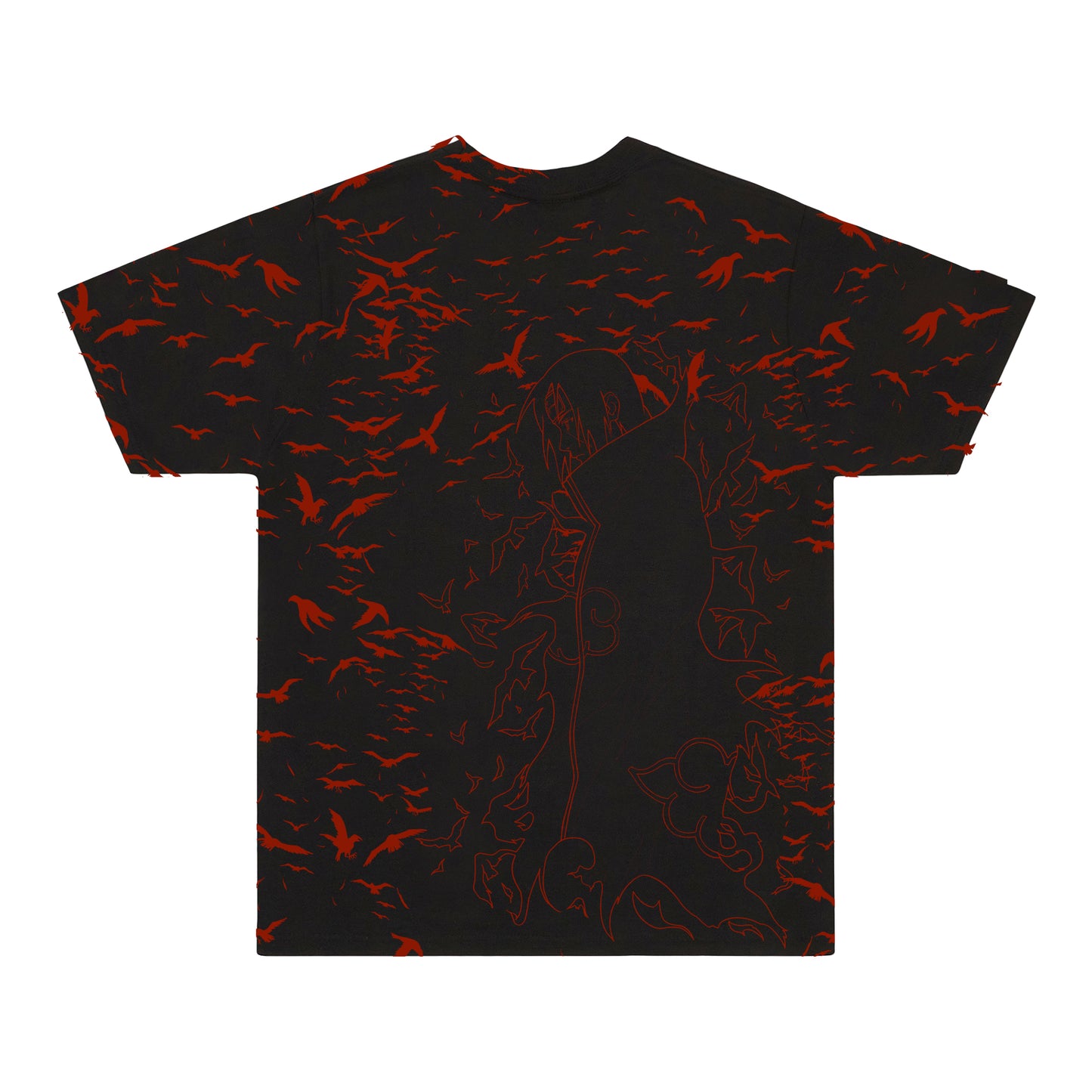 SHIPPUDEN ITACHI ALL OVER PRINT SHIRT (BLACK)
