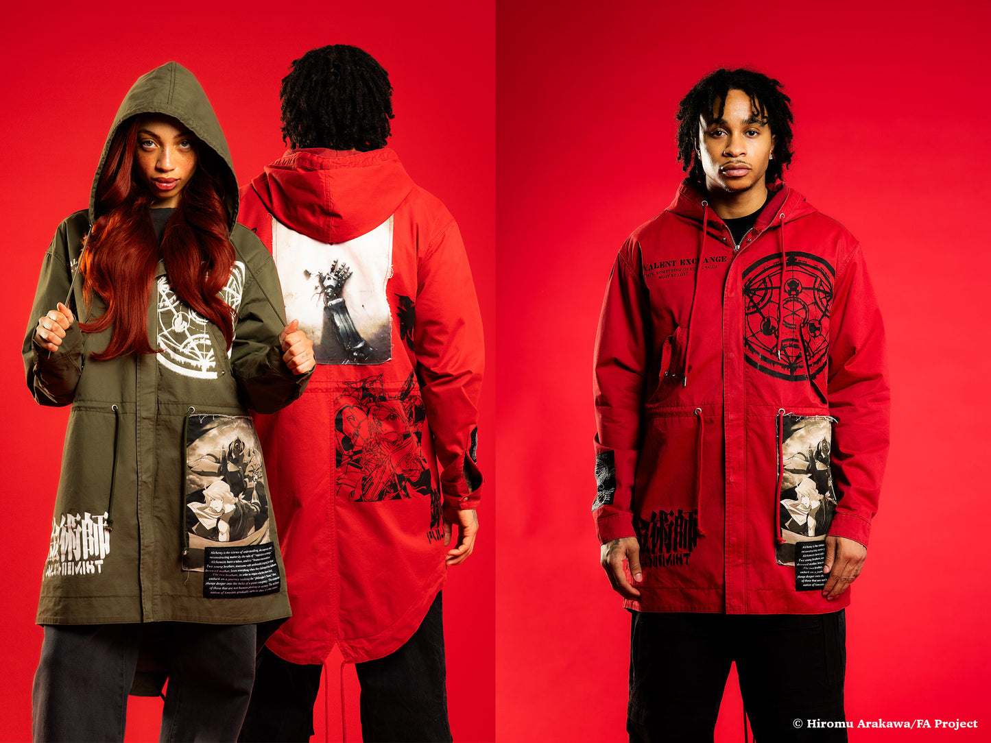 FMAB ALCHEMY PARKA JACKET (RED)