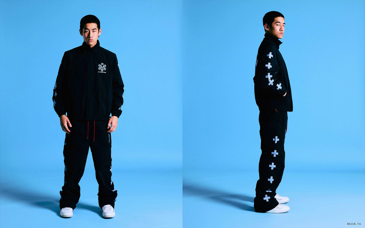 TRAFALGAR LAW TRACK PANTS (BLACK)