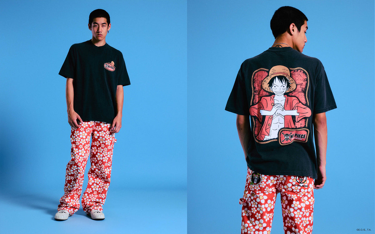 BROOK FLORAL PANTS (ORANGE)