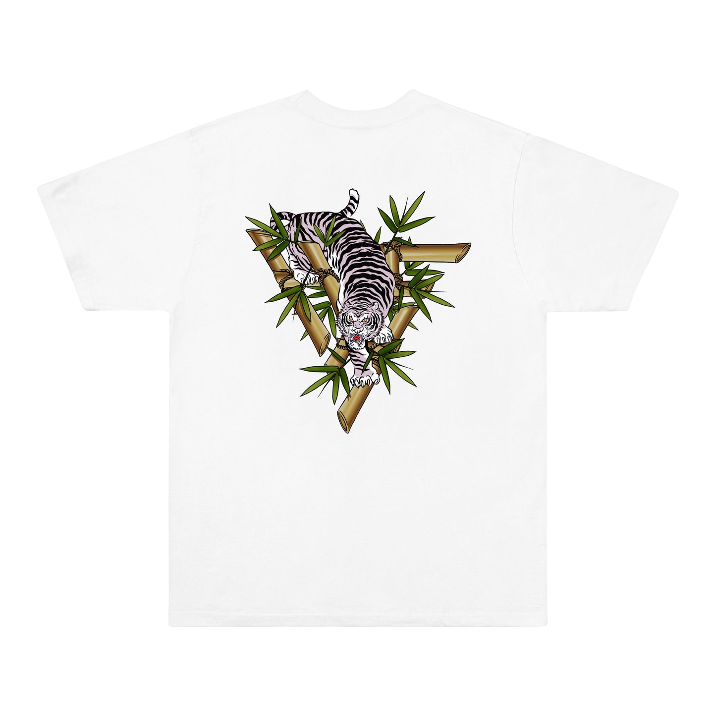 WHITE TIGER LOGO SHIRT (WHITE)