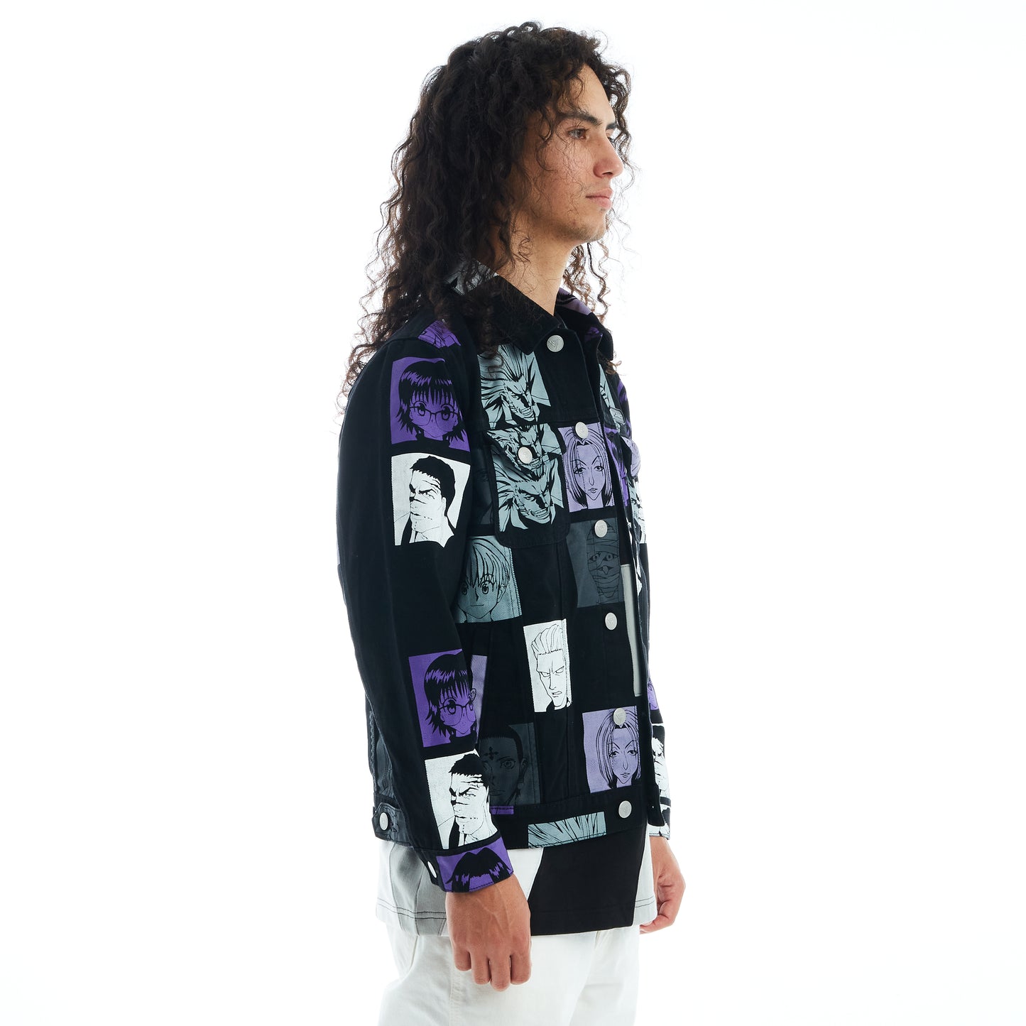 HXH PHANTOM TROUPE DENIM JACKET (BLACK)