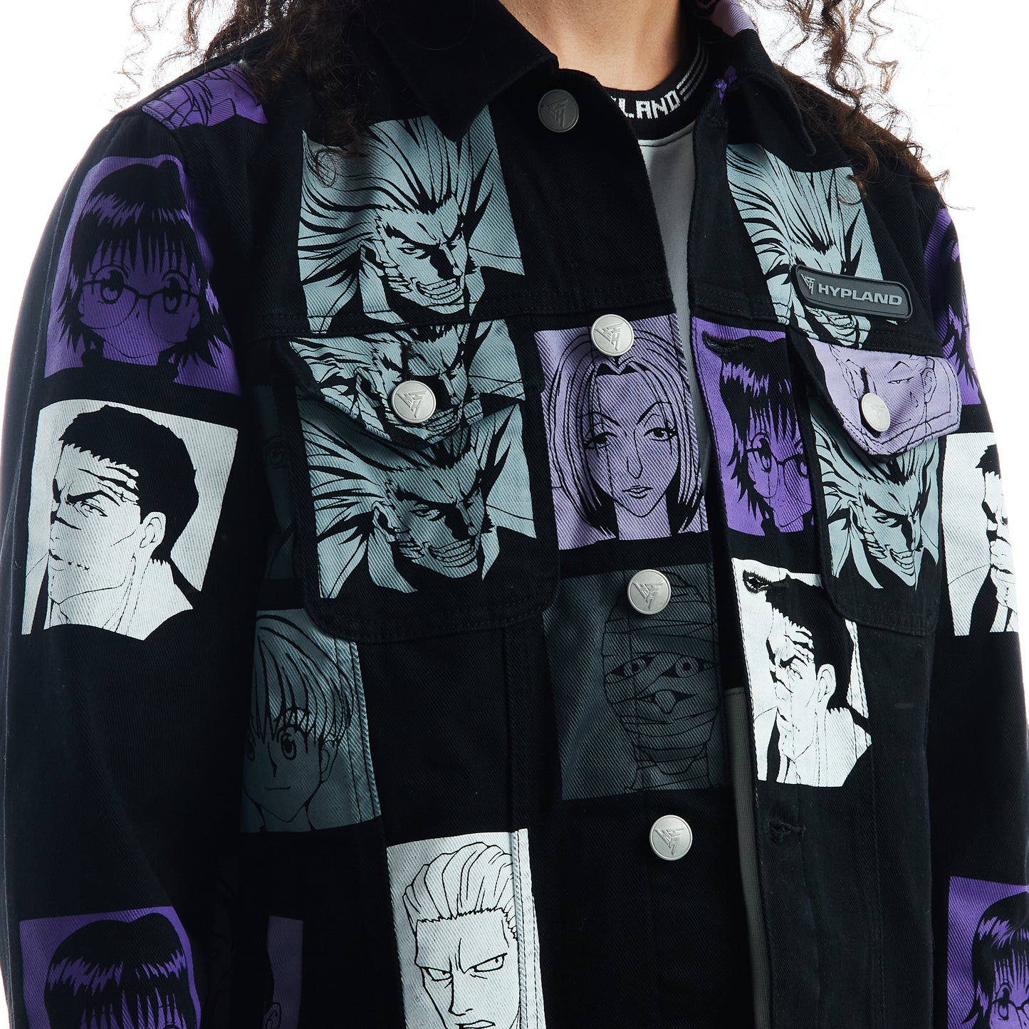 HXH PHANTOM TROUPE DENIM JACKET (BLACK)