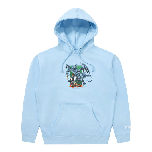 YUGIOH BLUE EYES ULTIMATE HOODIE (POWDER BLUE)
