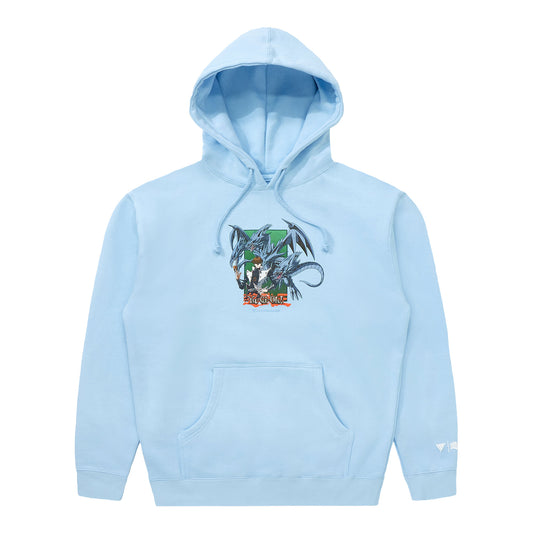 YUGIOH BLUE EYES ULTIMATE HOODIE (POWDER BLUE)