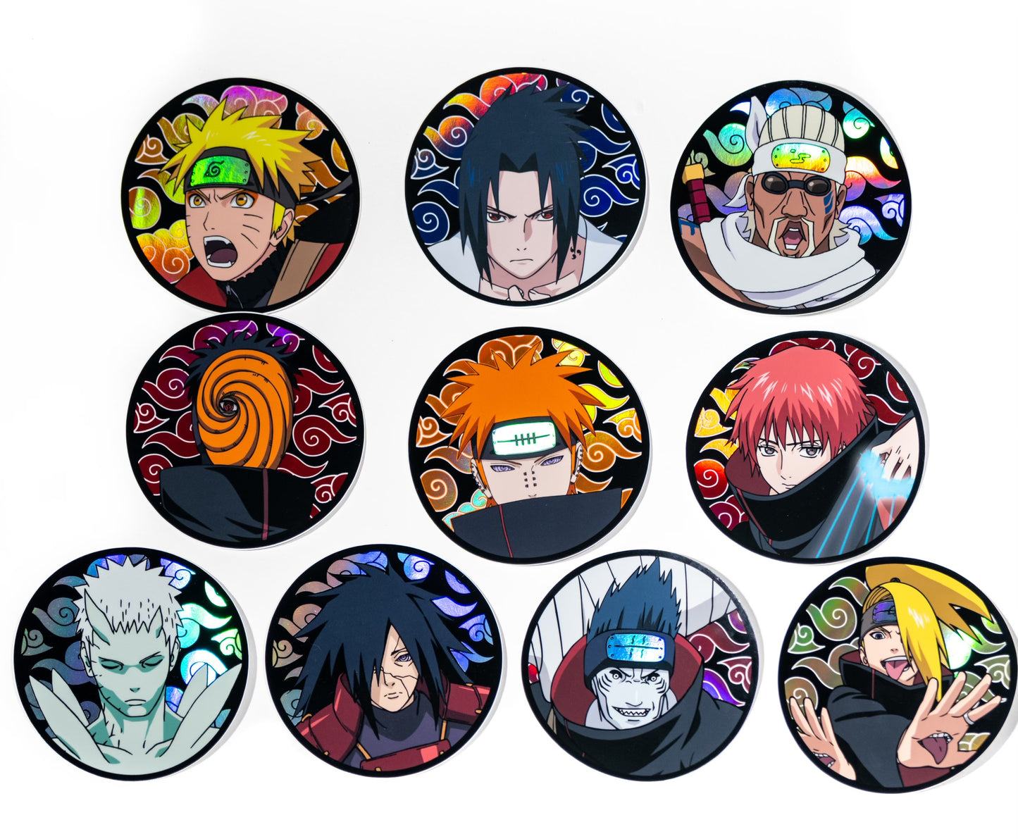 SHIPPUDEN CIRCLE CHARACTER STICKER PACK