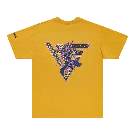 YUGIOH DARK MAGICIAN LOGO SHIRT (MUSTARD)