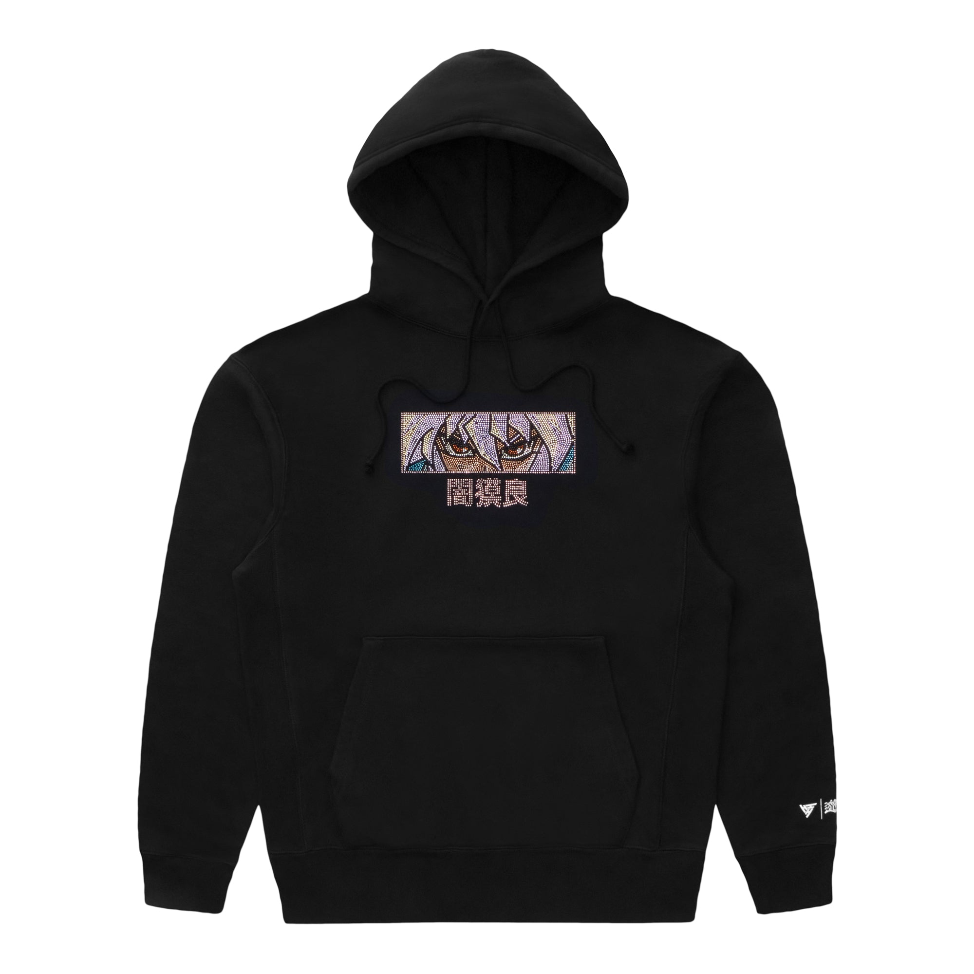 YUGIOH BAKURA RHINESTONE HOODIE (BLACK) – Hypland