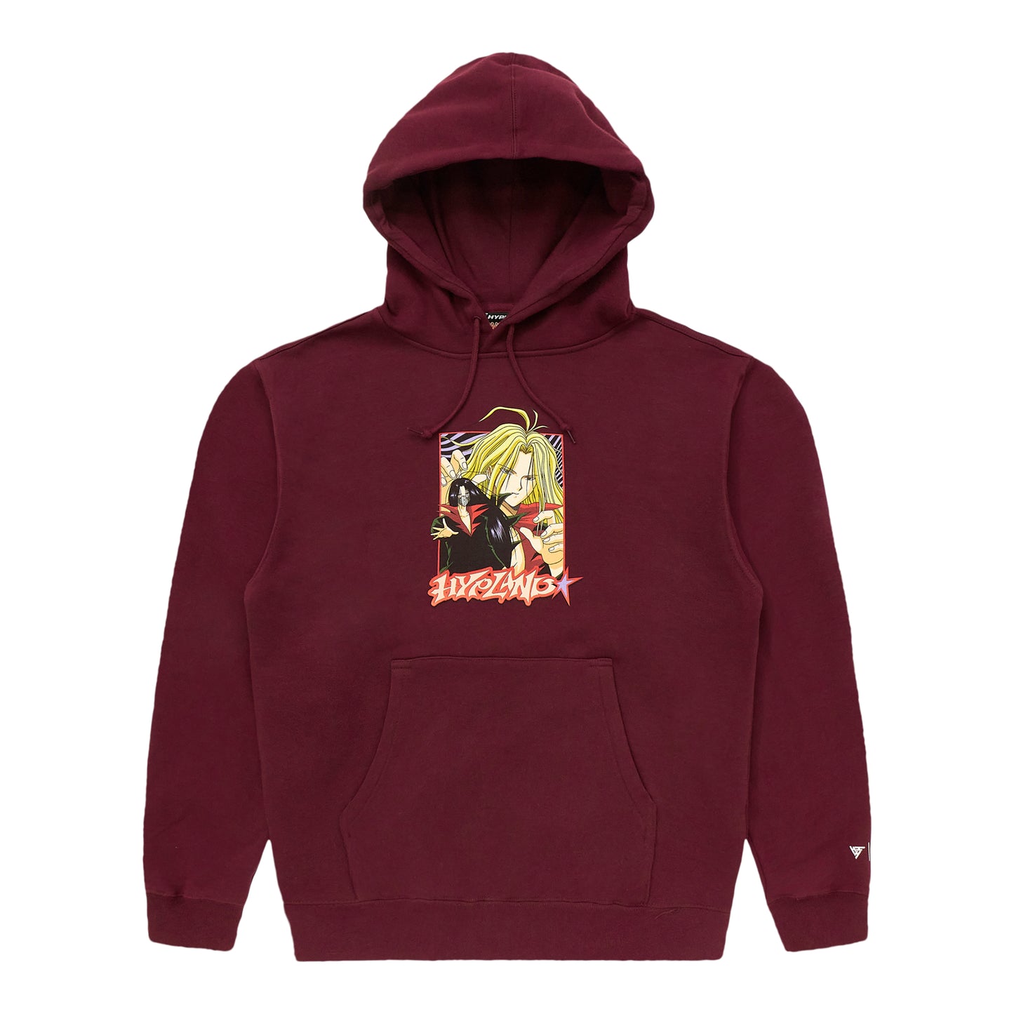 YYH KARASU STAR HOODIE (MAROON)