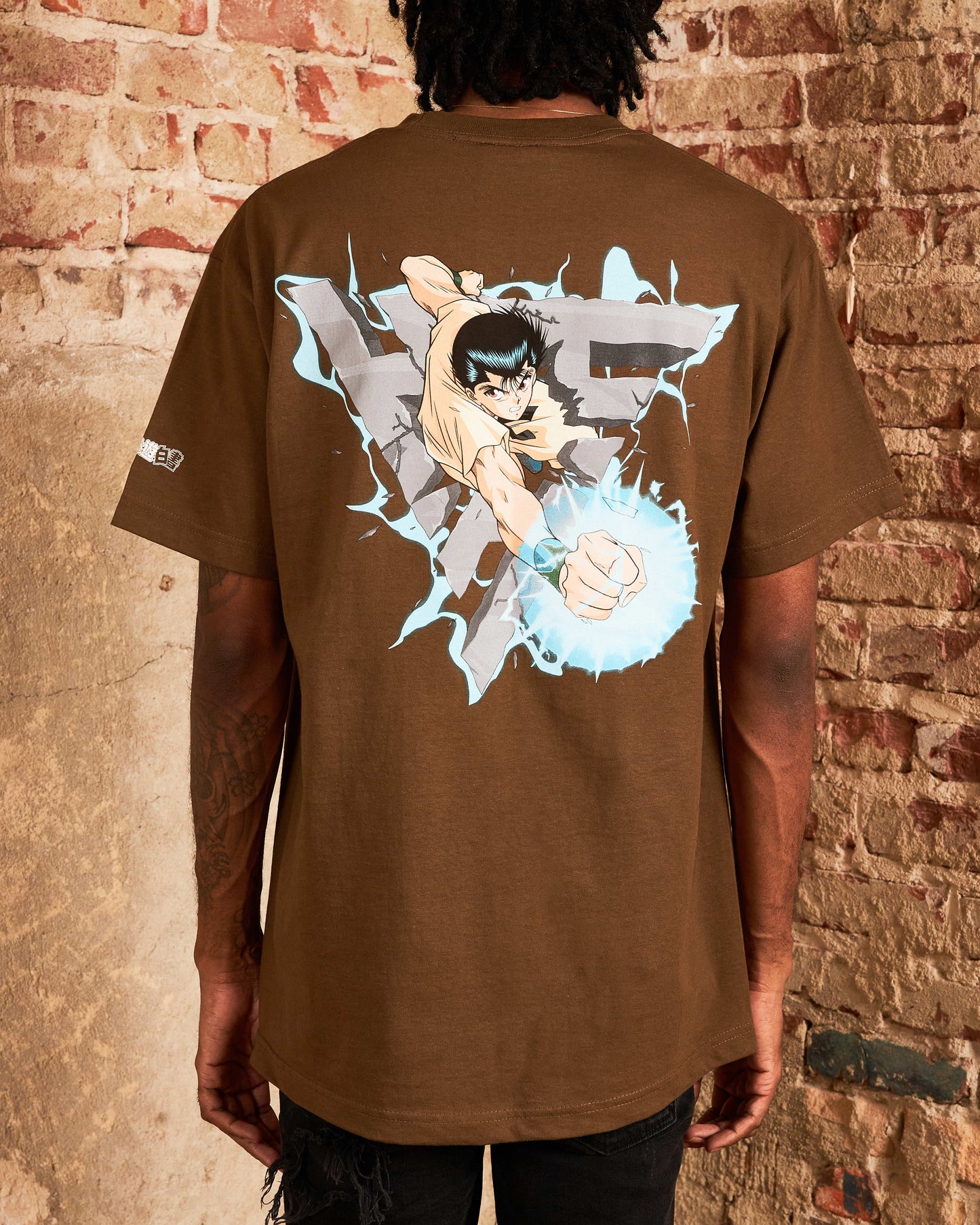 YYH YUSUKE BREAK THROUGH SHIRT (CHOCOLATE)