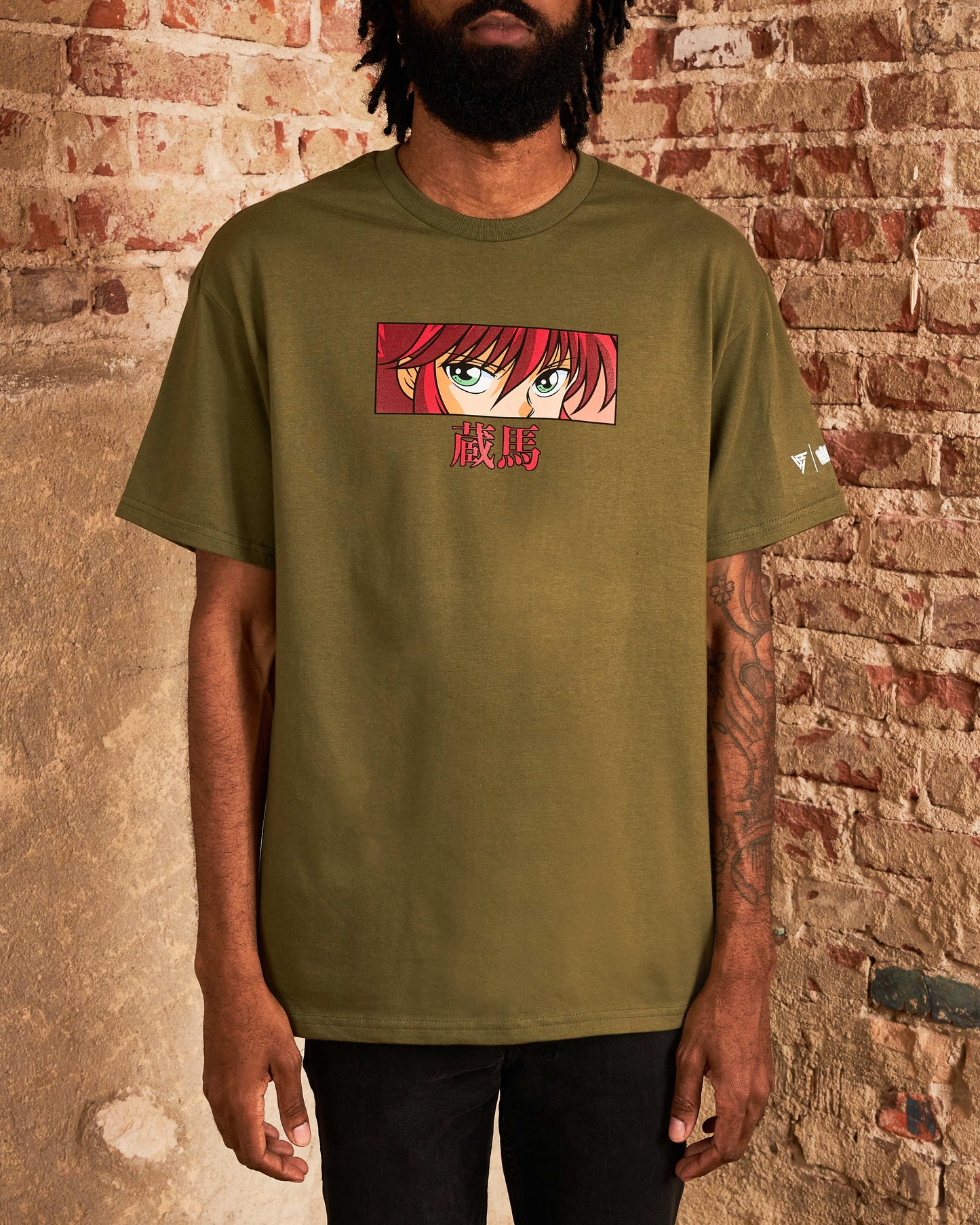 YYH KURAMA EYES SHIRT (OLIVE)