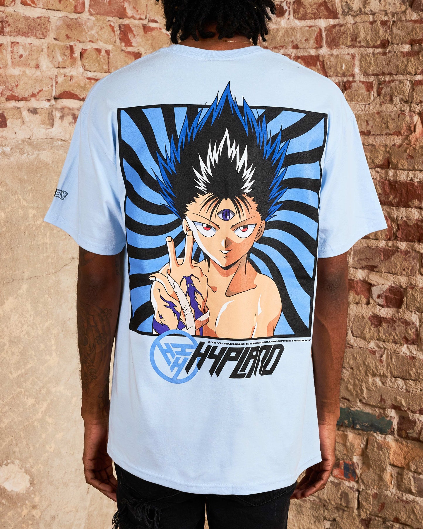 YYH HIEI HYPNOSIS SHIRT (POWDER BLUE)