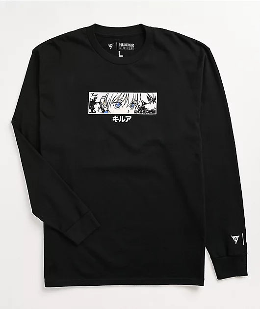 Hypland x hunter x hunter killua eye black tie dye hoodie outlet