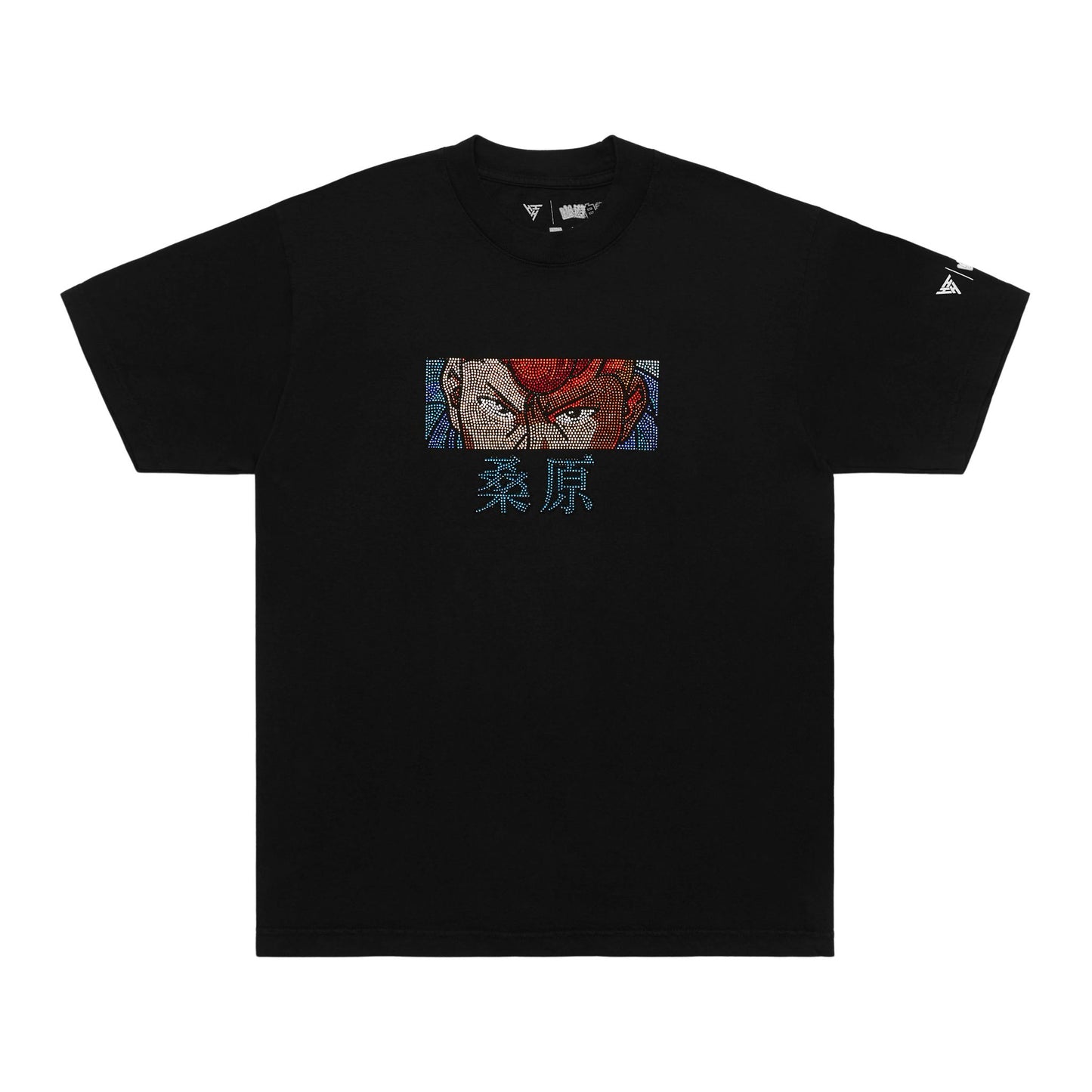 YYH KUWABARA EYES RHINESTONE T SHIRT (BLACK)