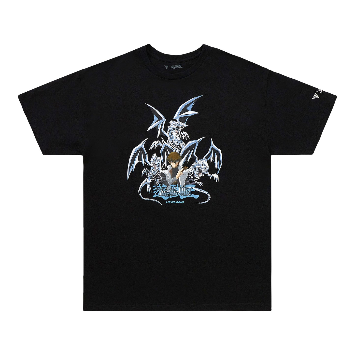 YUGIOH KAIBA BLUE EYES SHIRT (BLACK)