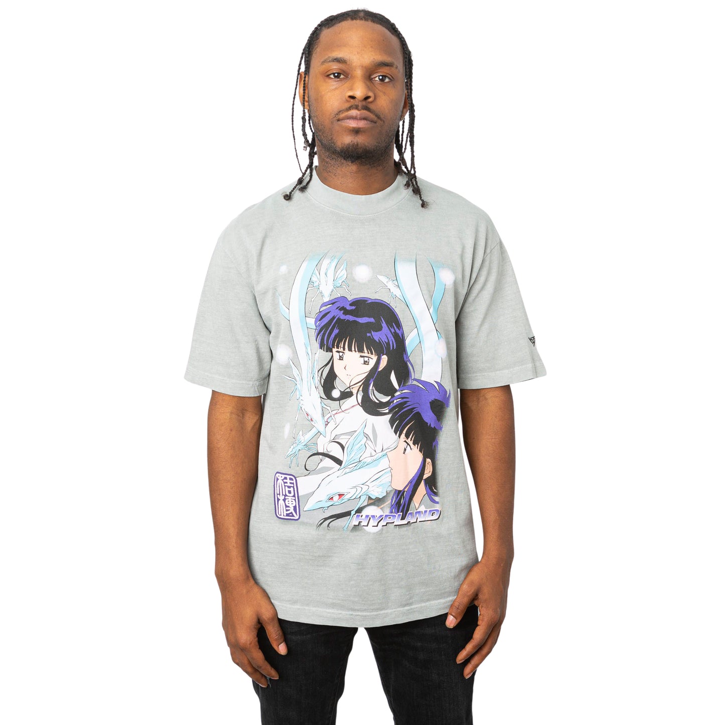 INUYASHA KIKYO SPIRIT T SHIRT (DARK SILVER)