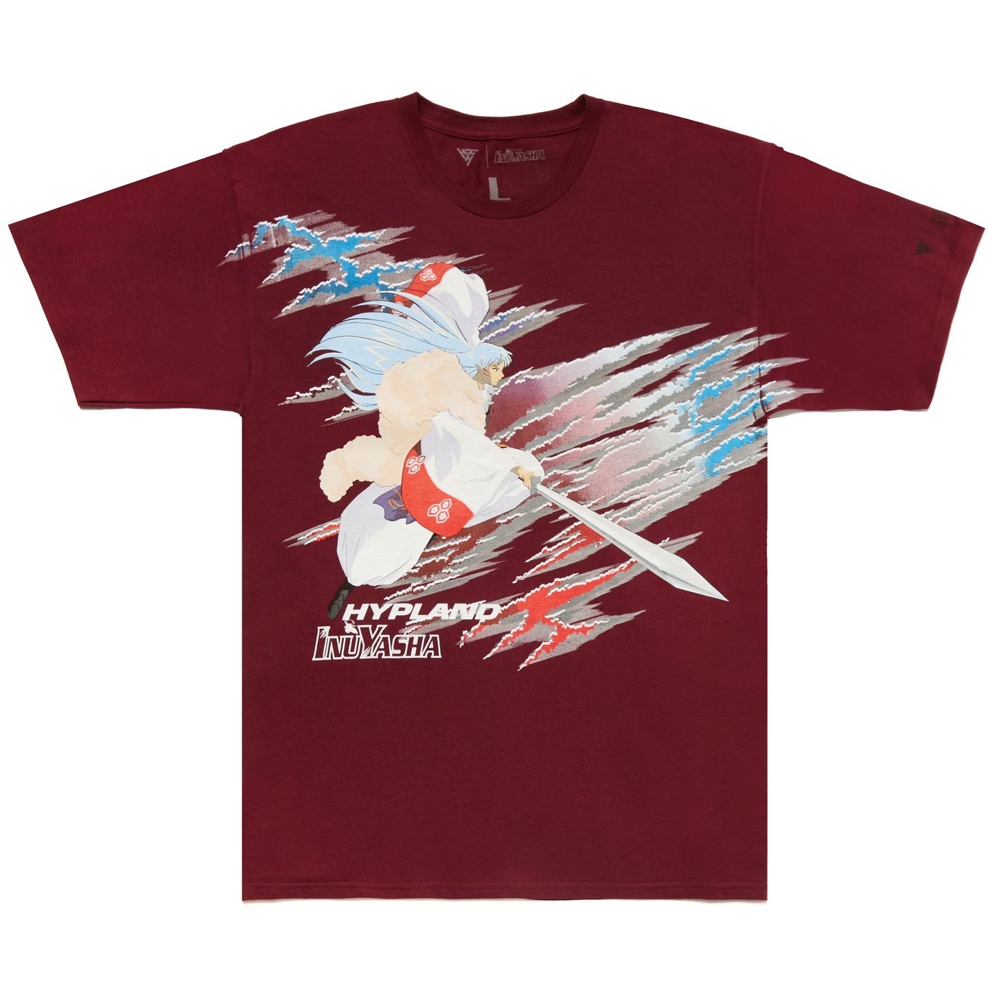 INUYASHA SESSHOMARU FULL BODY CUT SHIRT (MAROON)
