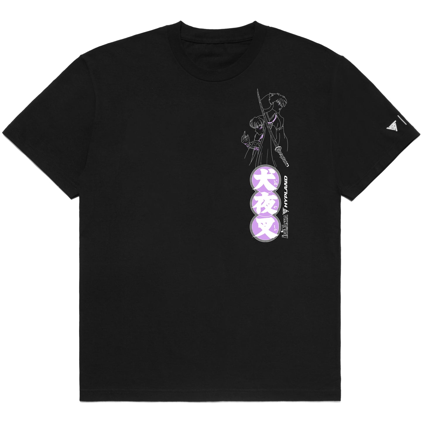 INUYASHA SLICE LOGO SHIRT (BLACK)