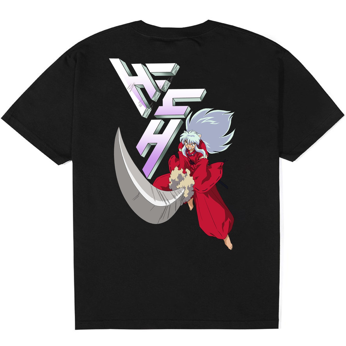 INUYASHA SLICE LOGO SHIRT (BLACK)