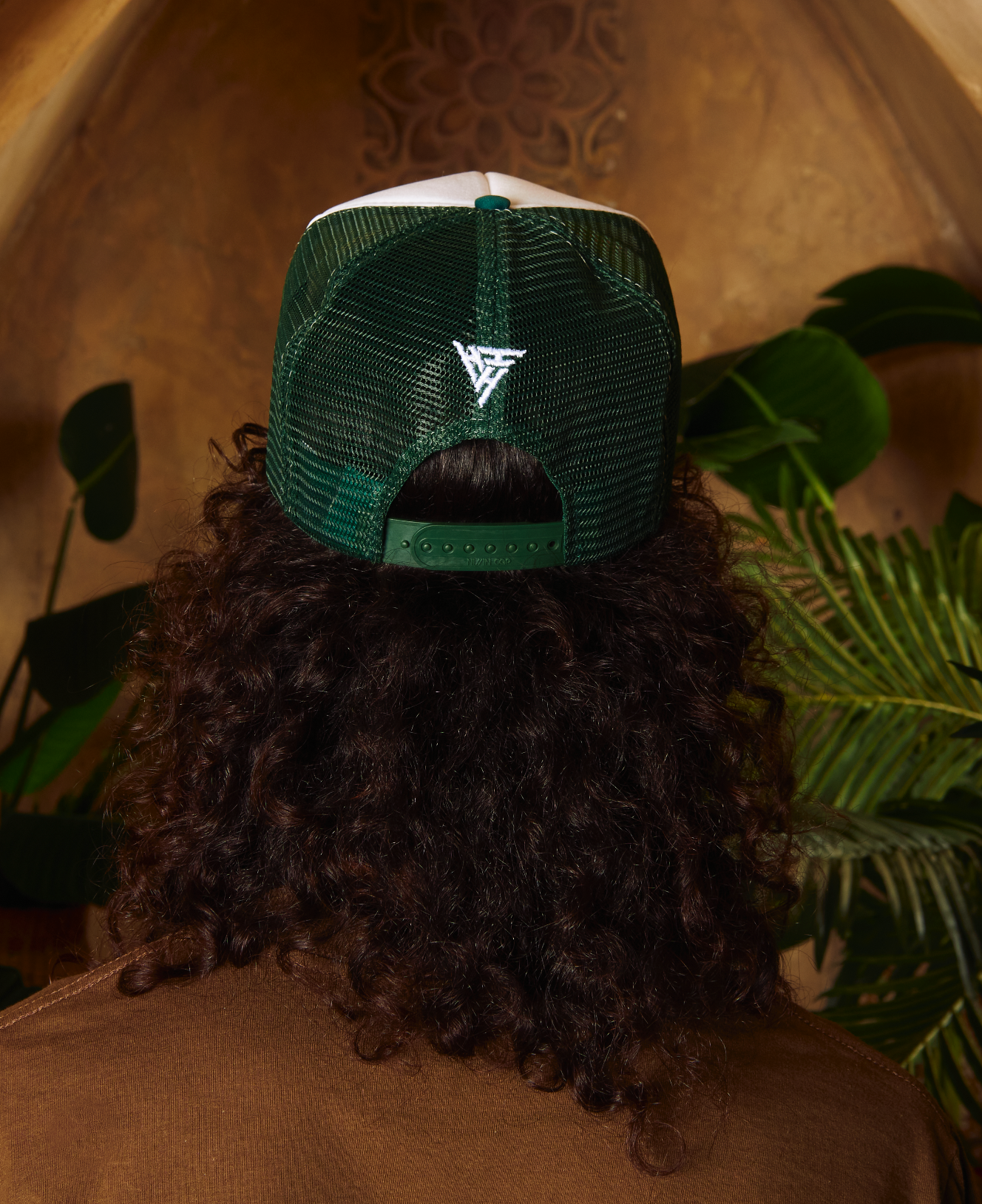 YUGIOH BLUE EYES TRUCKER HAT (GREEN/WHITE)