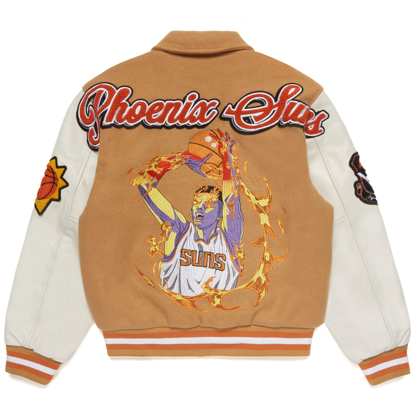 NBA PHOENIX SUNS VARSITY JACKET (SAND)