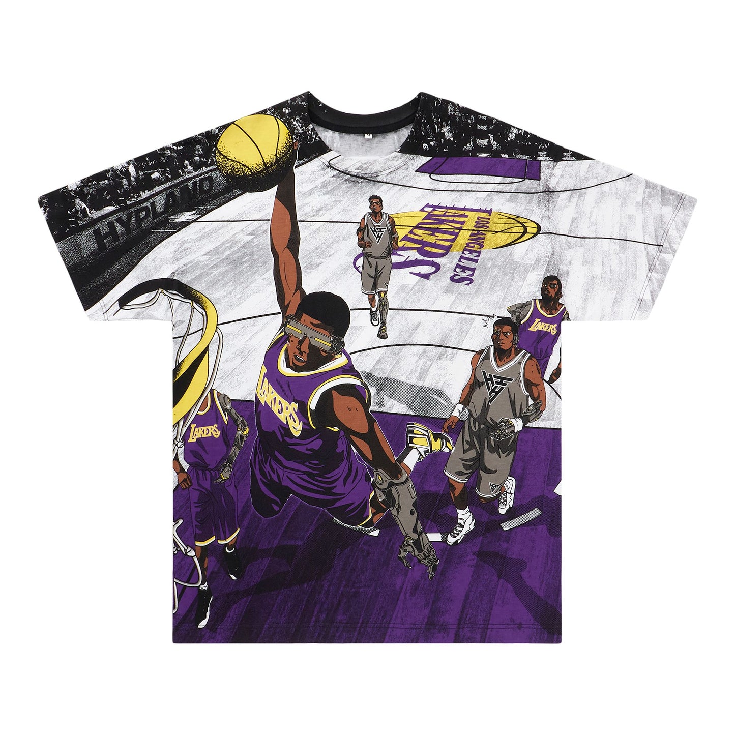 NBA LOS ANGELES LAKERS SLAM TSHIRT (WHITE)