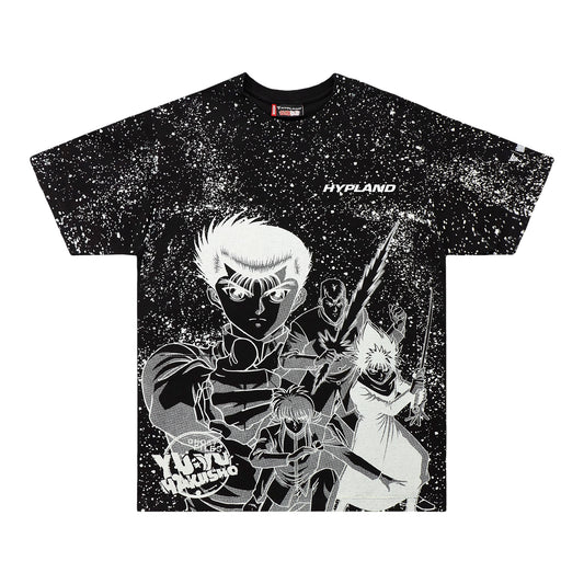 YYH ALL OVER PRINT SHIRT (BLACK - GLOW IN THE DARK)