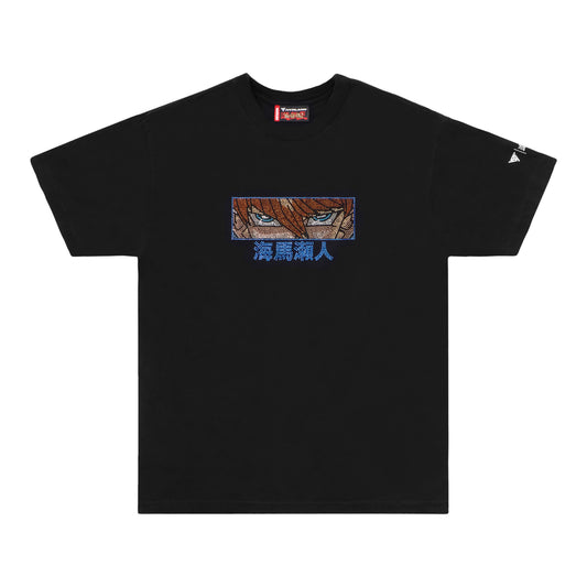 YUGIOH KAIBA RHINESTONE T SHIRT (BLACK)