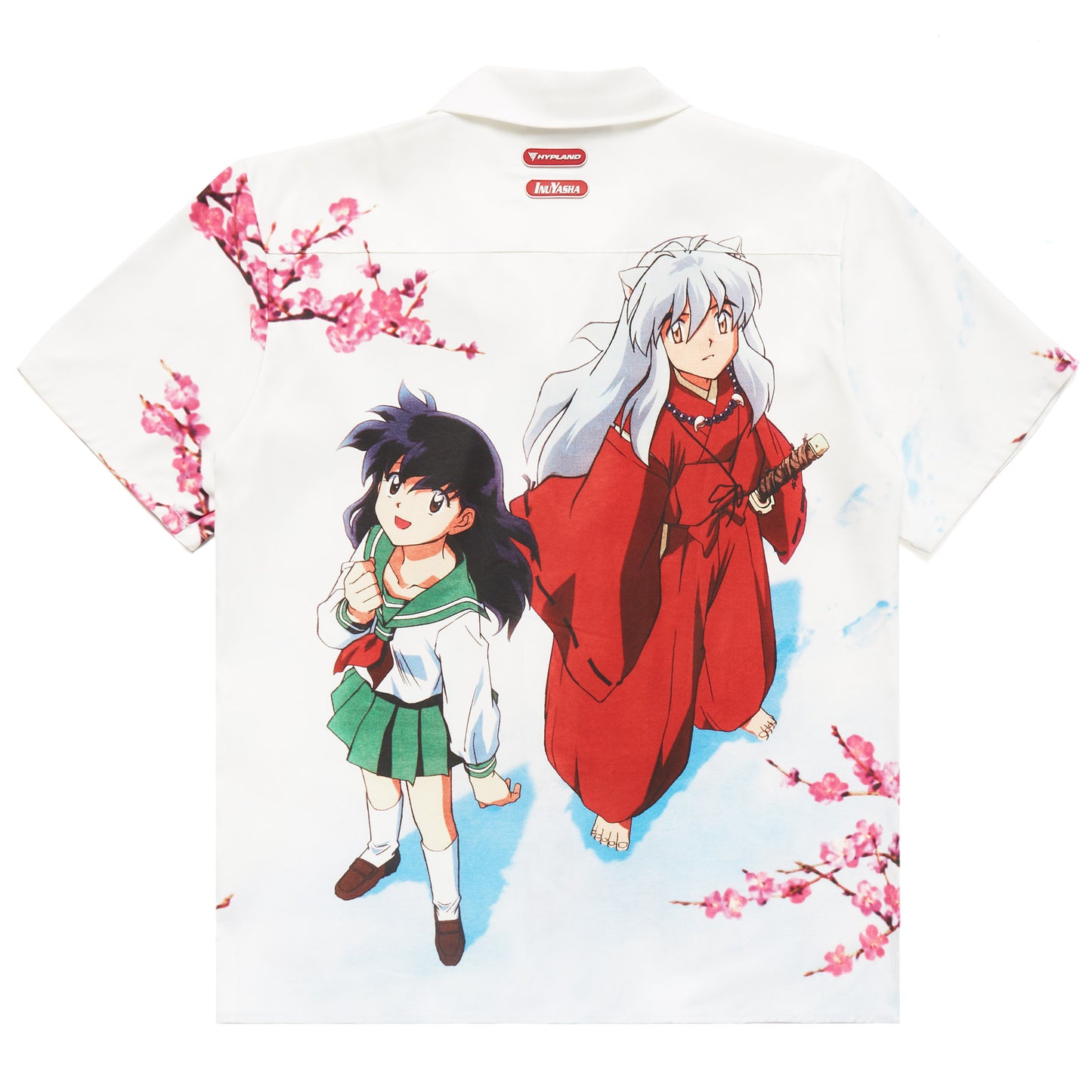 INUYASHA SNOW BUTTON UP SHIRT (WHITE)