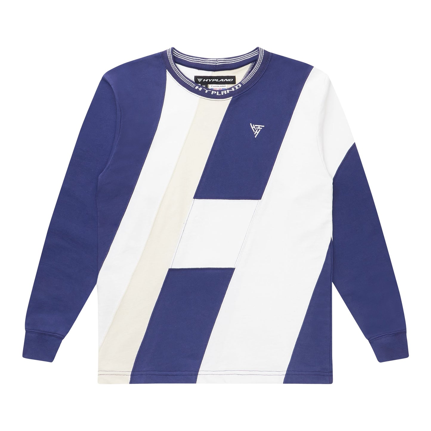 HYPLAND H LOGO LONG SLEEVE (NAVY)