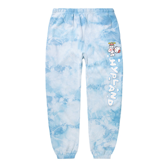 HELLO KITTY CLOUDS SWEATPANTS (TIE DYE)