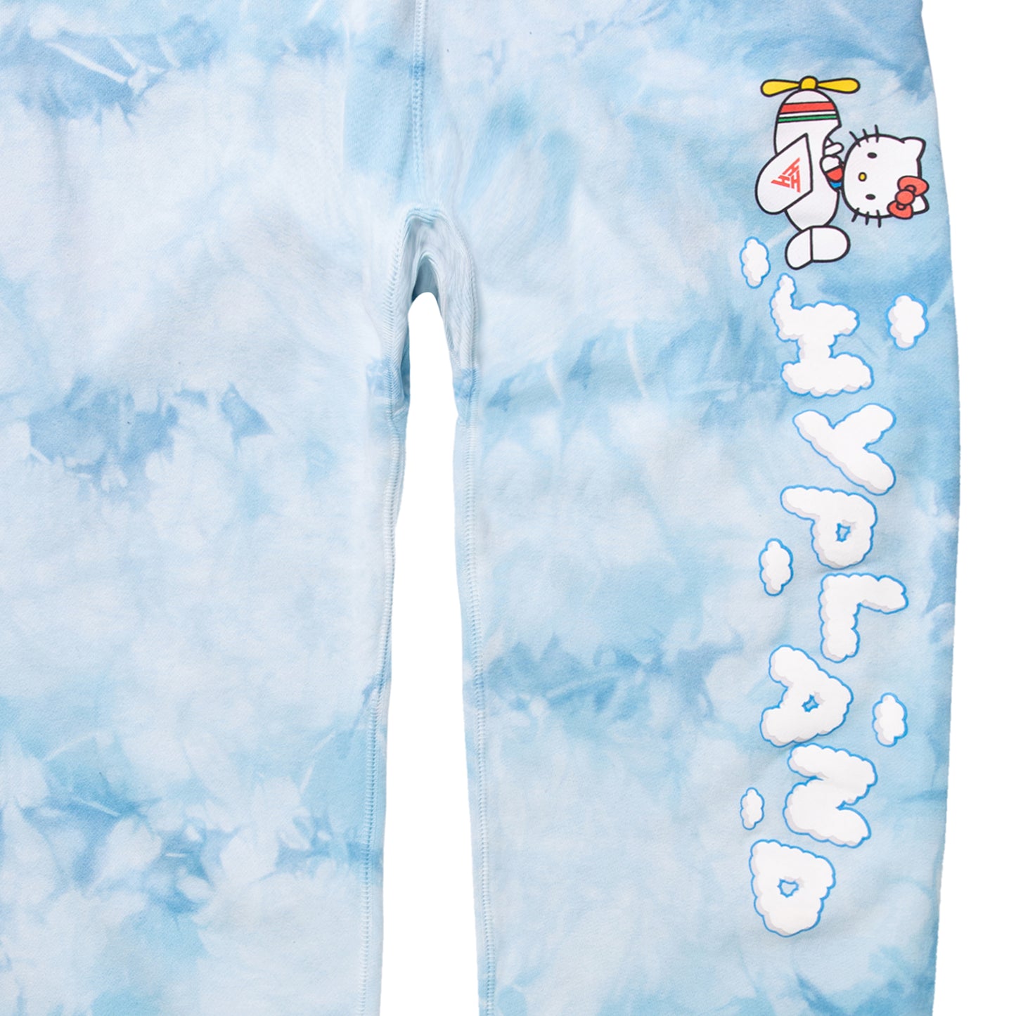 HELLO KITTY CLOUDS SWEATPANTS (TIE DYE)