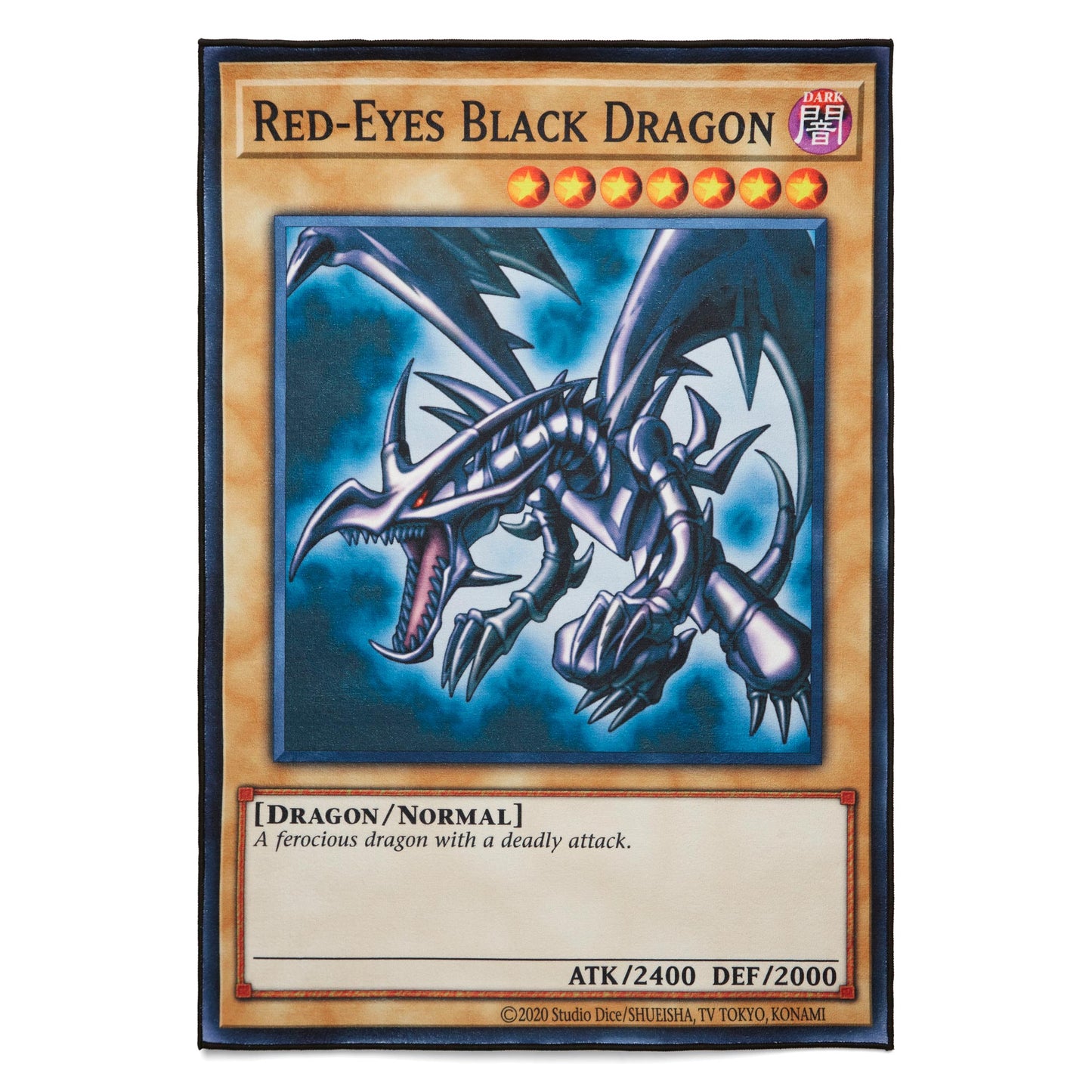 YUGIOH RED EYES CARD RUG