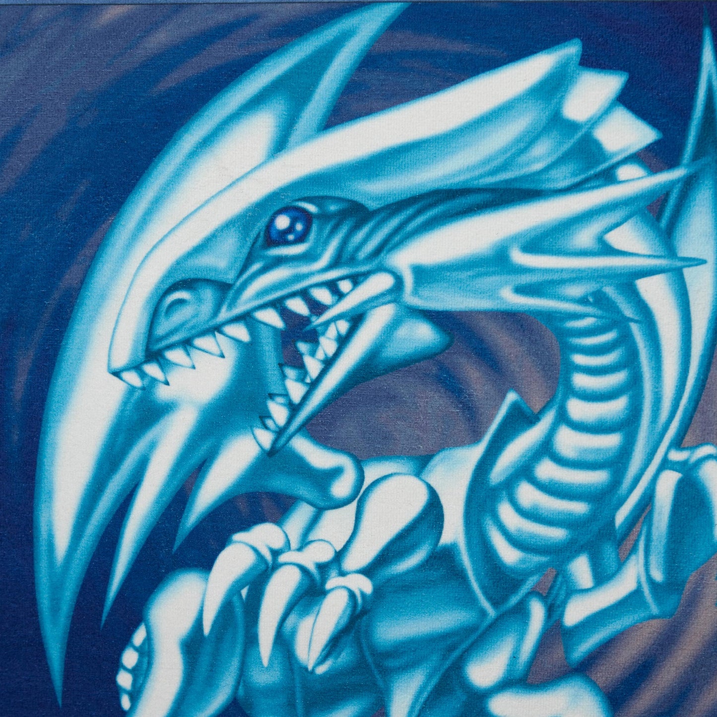 YUGIOH BLUE EYES CARD RUG