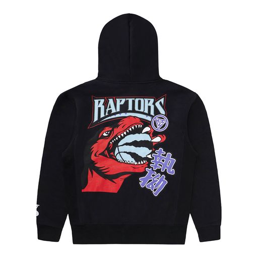 NBA TORONTO RAPTORS HUNGRY RAPTOR HOODIE (BLACK)