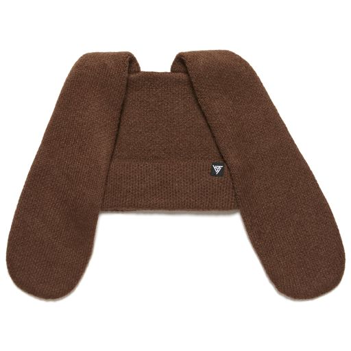 HYPLAND BUNNY BEANIE (BROWN)