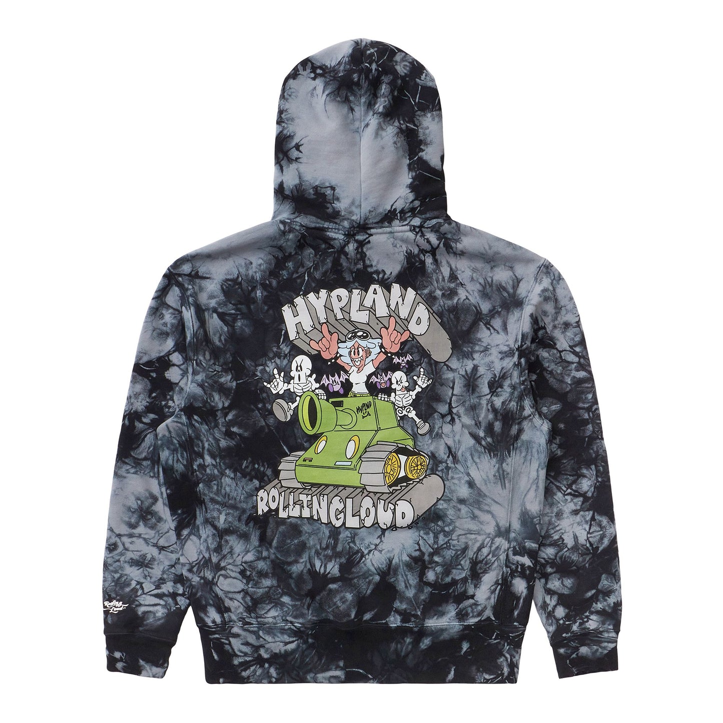 HYPLAND X ROLLING LOUD TANK HOODIE (TIE DYE)