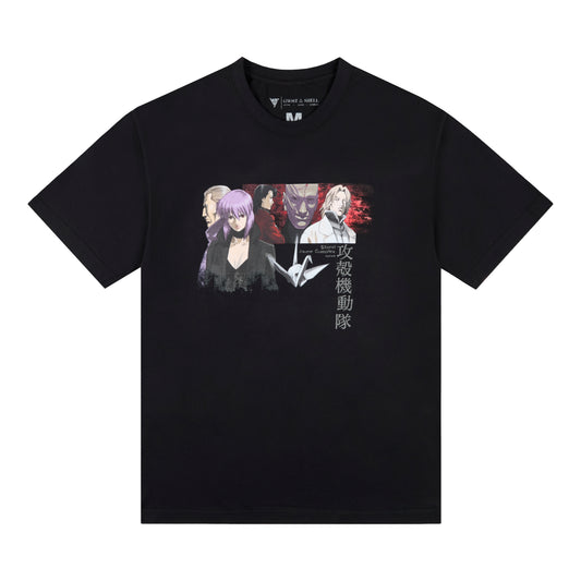 GITS SAC FACES SHIRT (BLACK)
