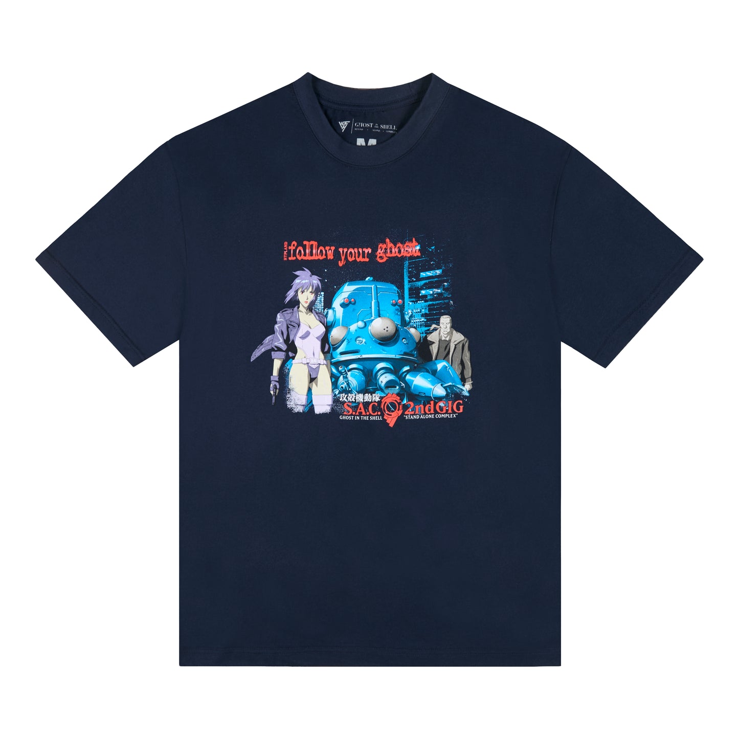 GITS FOLLOW YOUR GHOST SHIRT (NAVY)