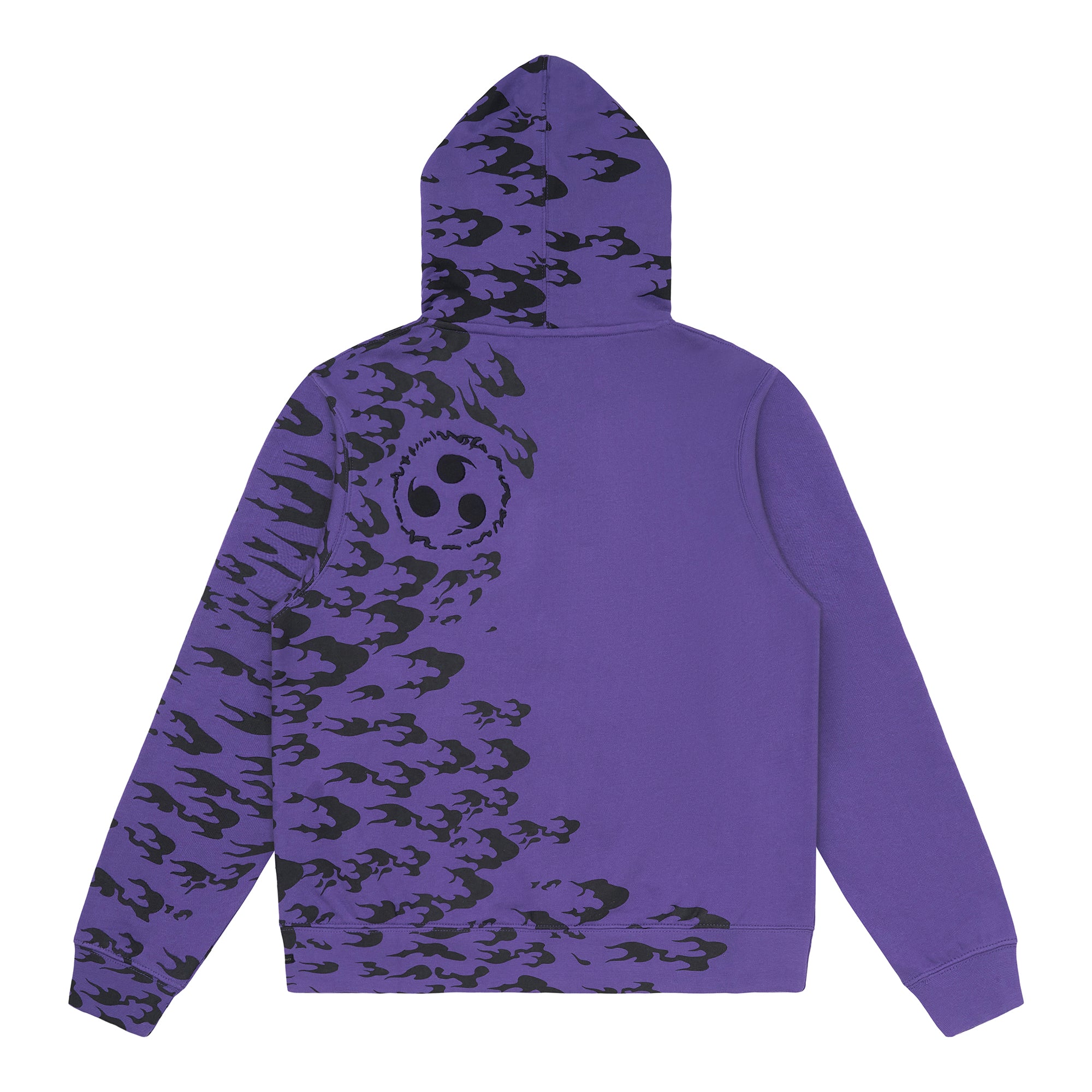 SHIPPUDEN CURSE MARK ZIP UP HOODIE PURPLE BLACK