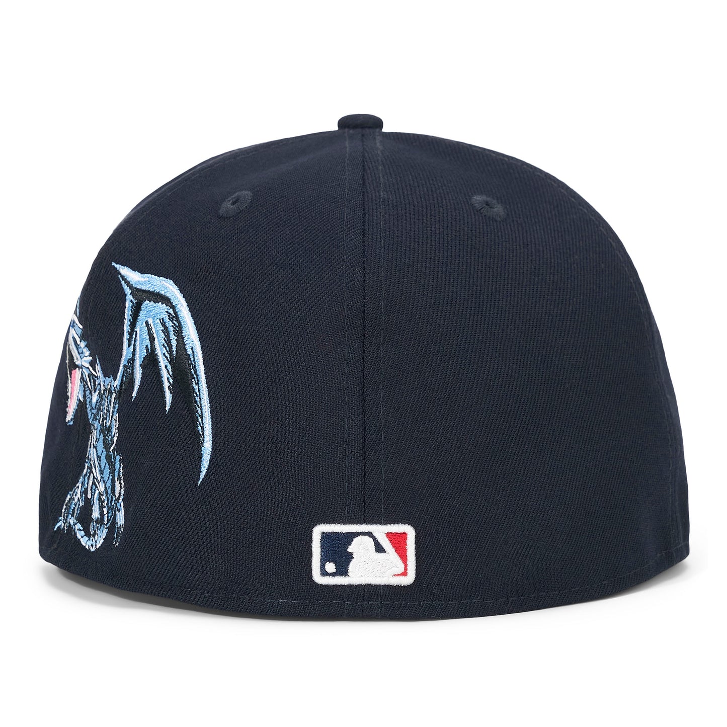 YUGIOH BLUE EYES ATL FITTED HAT (NAVY) *PRE ORDER*