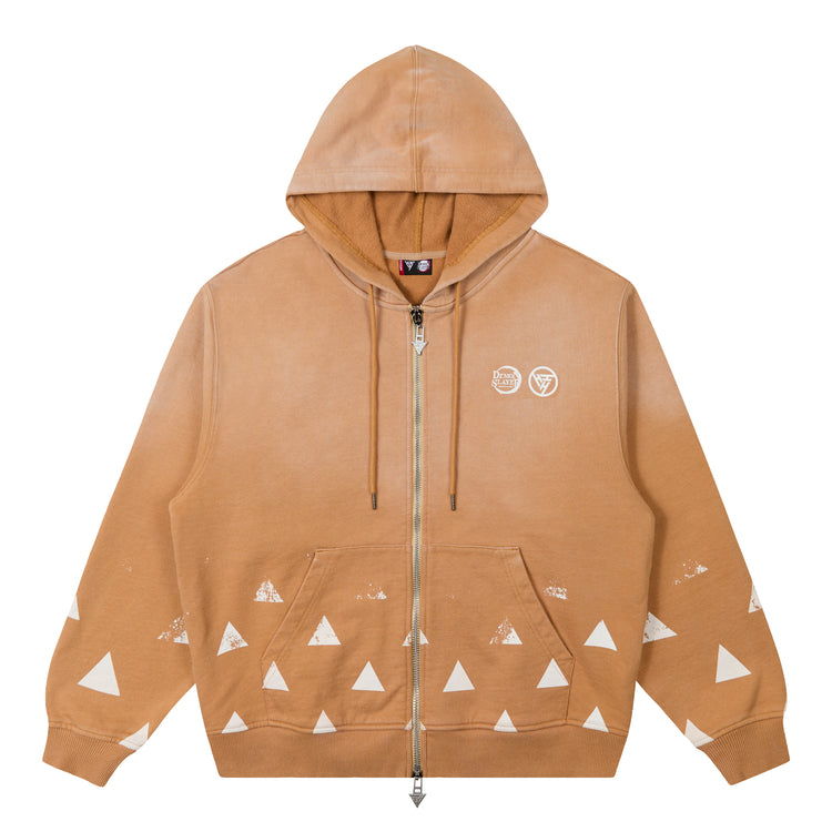 DEMON SLAYER ZENITSU GRADIENT HOODIE (MUSTARD)